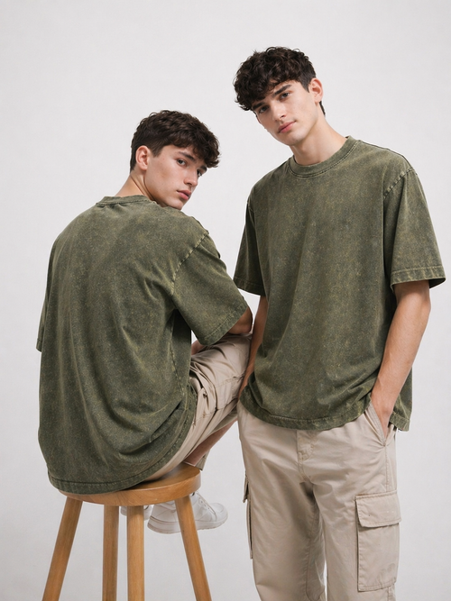 Mineral Wash Oversized T-shirt